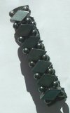 Hematite Diamond Bracelet